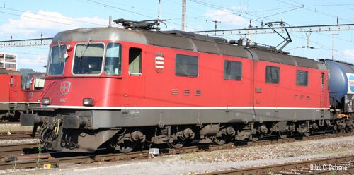 PIKO 97494 SBB E-Lok Re 6/6 11602 Prototyp  Morges  rot  Ep. V  DC